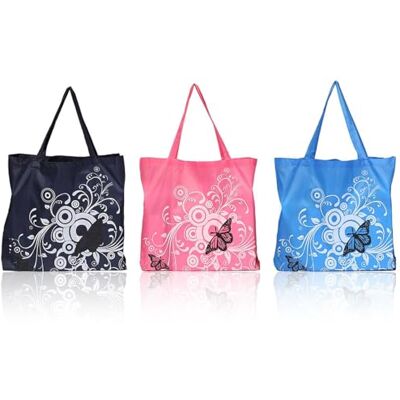 CVDYWDJIE 3 Pièces Sacs À Provisions De Grande Capacité, Sacs À Provisions À Imprimé Floral, Sacs À Provisions Pliables, Sacs À Provisions Légers, Sacs De Rangement En Polyester - Publicité CVDYWDJIE 3 Pièces Sacs À Provisions De Grande Capacité, Sacs À Provisions À Imprimé Floral, Sacs À Provisions Pliables, Sacs À Provisions Légers, Sacs De Rangement En Polyester - Publicité