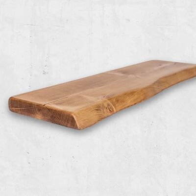 Chill House Wayne/Live Edge Étagère Flottante Rustique, étagère Murale en Bois 22x3.5cm, Chêne Naturel, 110cm - Publicité Chill House Wayne/Live Edge Étagère Flottante Rustique, étagère Murale en Bois 22x3.5cm, Chêne Naturel, 110cm - Publicité