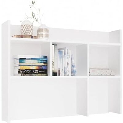 CDF Support de bureau Étagère de bureau Étagère de table extensible pour bureau à domicile et salon Organiseur de documents de livre Accessoires 100 cm blanc - Publicité CDF Support de bureau Étagère de bureau Étagère de table extensible pour bureau à domicile et salon Organiseur de documents de livre Accessoires 100 cm blanc - Publicité