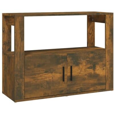 vidaXL Buffet Armoire de Rangement Organisateur de Maison Meuble de Rangement Armoire de Salon Chêne Fumé 80x30x60 cm Bois d'Ingénierie - Publicité vidaXL Buffet Armoire de Rangement Organisateur de Maison Meuble de Rangement Armoire de Salon Chêne Fumé 80x30x60 cm Bois d'Ingénierie - Publicité