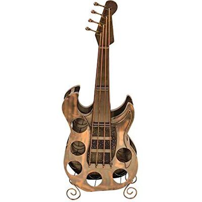 Mel-O-Design Mel O Design Casier à vin Exclusif sous la Forme d'une Guitare Hauteur 104 cm - Publicité Mel-O-Design Mel O Design Casier à vin Exclusif sous la Forme d'une Guitare Hauteur 104 cm - Publicité