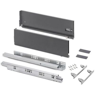 Kit de tiroir Emuca avec réglage 3D - Profondeur 178mm - Publicité Kit de tiroir Emuca avec réglage 3D - Profondeur 178mm - Publicité