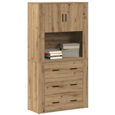 vidaXL Buffet moderne marron - Buffet/Armoire - Publicité vidaXL Buffet moderne marron - Buffet/Armoire - Publicité