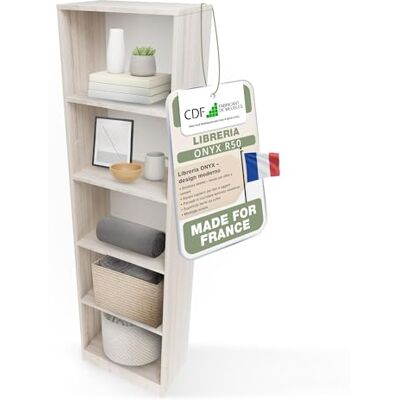 CDF Bibliothèque Ouverte Meuble à Case de Rangement avec Compartiments Colonne pour Bureau Salle à Manger Home Office Salon Livres Dossiers Décoration Chambre Modern Vertical Chêne Sonoma 50 cm - Publicité CDF Bibliothèque Ouverte Meuble à Case de Rangement avec Compartiments Colonne pour Bureau Salle à Manger Home Office Salon Livres Dossiers Décoration Chambre Modern Vertical Chêne Sonoma 50 cm - Publicité