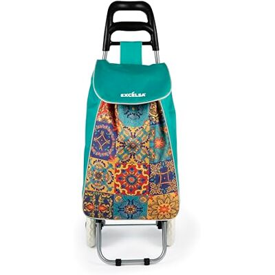 Excelsa Trinacria Chariot Porte-Charges, capacité 38 L, Sac Amovible, Hydrofuge - Publicité Excelsa Trinacria Chariot Porte-Charges, capacité 38 L, Sac Amovible, Hydrofuge - Publicité