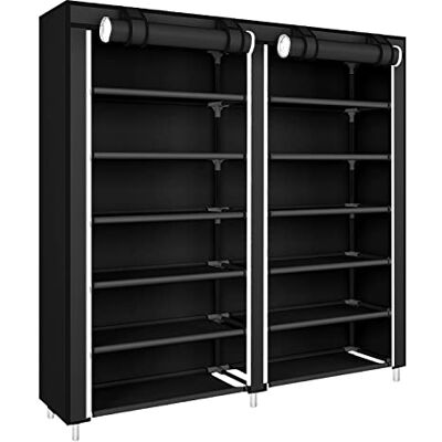 LANTUS Armoire à Chaussures, Étagères à Chaussures Étanche 7 Couches pour 36 Paires de Chaussures Armoire en Tissus, Rangement de Chaussures avec Housse - Publicité LANTUS Armoire à Chaussures, Étagères à Chaussures Étanche 7 Couches pour 36 Paires de Chaussures Armoire en Tissus, Rangement de Chaussures avec Housse - Publicité
