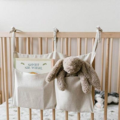 xtsfx Sac de Rangement Suspendu– Lit de Bébé Poche Organisateur Pépinière Solide Jouets de Chevet Suspendus Sac de Rangement (Beige) - Publicité xtsfx Sac de Rangement Suspendu– Lit de Bébé Poche Organisateur Pépinière Solide Jouets de Chevet Suspendus Sac de Rangement (Beige) - Publicité