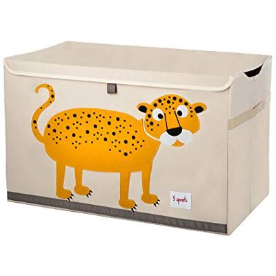 3 Sprouts Boite de Rangement Jouet Enfant Coffre à Jouets Bébé et Enfant Bac de Rangement Pratique et Coloré Léopard - Publicité 3 Sprouts Boite de Rangement Jouet Enfant Coffre à Jouets Bébé et Enfant Bac de Rangement Pratique et Coloré Léopard - Publicité