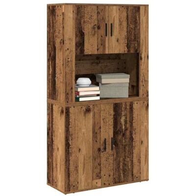 vidaXL Haut Armoire Bois Ancien 80 x 33 x 150 cm Bois d'ingénierie, Buffet Moderne, Haut Meuble rectangulaire, Espace de Rangement Fonctionnel, Cabinet de Salle à Manger Solide - Publicité vidaXL Haut Armoire Bois Ancien 80 x 33 x 150 cm Bois d'ingénierie, Buffet Moderne, Haut Meuble rectangulaire, Espace de Rangement Fonctionnel, Cabinet de Salle à Manger Solide - Publicité