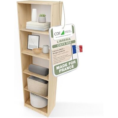 CDF Bibliothèque Ouverte Meuble à Case de Rangement avec Compartiments Colonne pour Bureau Salle à Manger Home Office Salon Livres Dossiers Décoration Chambre Modern Vertical Chêne Artisan 50 cm - Publicité CDF Bibliothèque Ouverte Meuble à Case de Rangement avec Compartiments Colonne pour Bureau Salle à Manger Home Office Salon Livres Dossiers Décoration Chambre Modern Vertical Chêne Artisan 50 cm - Publicité