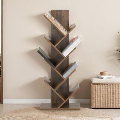 IDIMEX Étagère en Bois Jules en Forme d’Arbre, Étagère autoportante avec Pied Robuste, Design Original et Pratique 48 x 116 x 24 cm, Old Style - Publicité IDIMEX Étagère en Bois Jules en Forme d’Arbre, Étagère autoportante avec Pied Robuste, Design Original et Pratique 48 x 116 x 24 cm, Old Style - Publicité
