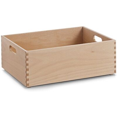 Zeller Present 13308 Boîte Multi-Usage en Bois de Hêtre Verni 40 x 30 x 15 cm - Publicité Zeller Present 13308 Boîte Multi-Usage en Bois de Hêtre Verni 40 x 30 x 15 cm - Publicité