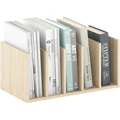 Furinno Hermite Organisateur de Rangement pour Bibliothèque de Bureau pour Dournitures de Maison et de Bureau, Chêne Bauhaus - Publicité Furinno Hermite Organisateur de Rangement pour Bibliothèque de Bureau pour Dournitures de Maison et de Bureau, Chêne Bauhaus - Publicité