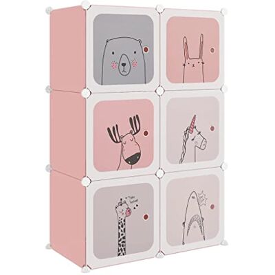 vidaXL Armoire de Rangement pour Enfants avec 6 Cubes Organisateur Stockage Tout-Petits Meuble de Rangement Maison Intérieur Rose PP - Publicité vidaXL Armoire de Rangement pour Enfants avec 6 Cubes Organisateur Stockage Tout-Petits Meuble de Rangement Maison Intérieur Rose PP - Publicité