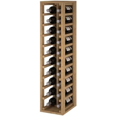 Expovinalia Casier à Vin Vertical en Bois pour 20 Bouteilles – Meuble Range Bouteille Type Wine Rack, Étagère à Vin, Porte Bouteilles Bois, Rangement Vin Élégant 105 x 24 x 32 cm Chêne Clair - Publicité Expovinalia Casier à Vin Vertical en Bois pour 20 Bouteilles – Meuble Range Bouteille Type Wine Rack, Étagère à Vin, Porte Bouteilles Bois, Rangement Vin Élégant 105 x 24 x 32 cm Chêne Clair - Publicité