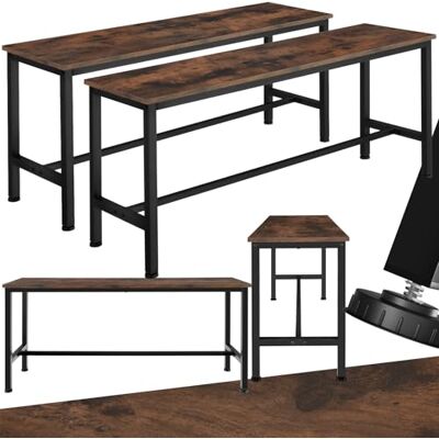 tectake ® Lot de 2 Banc de Salle à Manger Cuisine en Bois et Acier Style Industriel 108x32,5x50 cm Scandinave Meuble Cuisine Meuble Salon Meuble Salle a Manger Meuble entrée Meuble Chambre - Publicité tectake ® Lot de 2 Banc de Salle à Manger Cuisine en Bois et Acier Style Industriel 108x32,5x50 cm Scandinave Meuble Cuisine Meuble Salon Meuble Salle a Manger Meuble entrée Meuble Chambre - Publicité