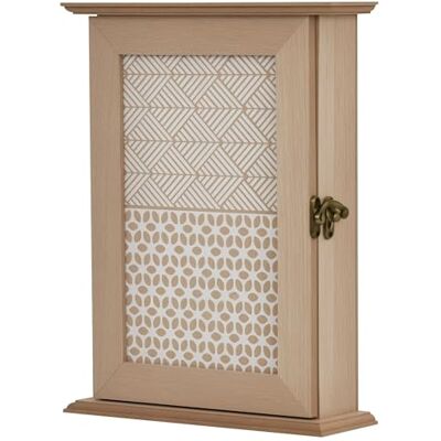HOMCOM Armoire porte-clés murale vintage en bois avec 6 crochets 20 x 6,5 x 26,5 cm - Publicité HOMCOM Armoire porte-clés murale vintage en bois avec 6 crochets 20 x 6,5 x 26,5 cm - Publicité