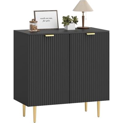 HOMCOM Buffet Cuisine, Meuble de Rangement, avec 2 Portes, étagère réglable, Pieds métalliques surélevés, pour Cuisine, Salon, 80 x 40 x 80 cm, Noir - Publicité HOMCOM Buffet Cuisine, Meuble de Rangement, avec 2 Portes, étagère réglable, Pieds métalliques surélevés, pour Cuisine, Salon, 80 x 40 x 80 cm, Noir - Publicité