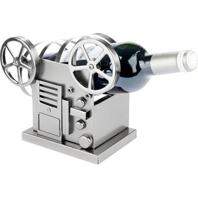 BRUBAKER Porte-Bouteille de Vin Projecteur de Film Sculpture en Métal Projecteur Rétro de Film avec Bobines Cadeau de Vin pour Un Rendez-Vous au Cinéma ou des Bons d'Achat avec Carte Cadeau - Publicité BRUBAKER Porte-Bouteille de Vin Projecteur de Film Sculpture en Métal Projecteur Rétro de Film avec Bobines Cadeau de Vin pour Un Rendez-Vous au Cinéma ou des Bons d'Achat avec Carte Cadeau - Publicité