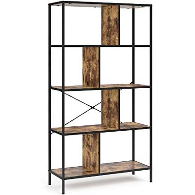 Vicco Séparateur de pièce Fyrk, Bois Antique, 80x146cm, utilisable comme séparateur de pièce avec Structure en métal et étagères Ouvertes - Publicité Vicco Séparateur de pièce Fyrk, Bois Antique, 80x146cm, utilisable comme séparateur de pièce avec Structure en métal et étagères Ouvertes - Publicité