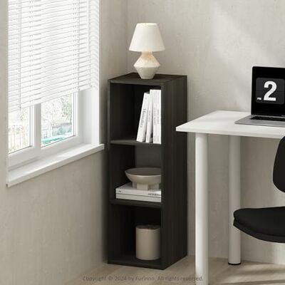 Furinno PELLI Étagère à Livres, 3 Cubes bibliothèque Organisateur de Rangement à Cubes, 29.7 x 30.7 x 89.9 cm, pour Salon, Chambre, Bureau à Domicile, Espresso, Expresso - Publicité Furinno PELLI Étagère à Livres, 3 Cubes bibliothèque Organisateur de Rangement à Cubes, 29.7 x 30.7 x 89.9 cm, pour Salon, Chambre, Bureau à Domicile, Espresso, Expresso - Publicité