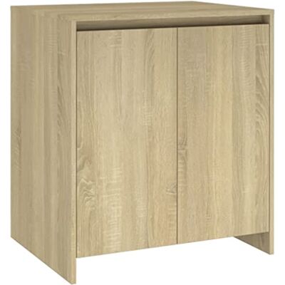 vidaXL Buffet, Armoire avec 2 Portes, Meuble de Rangement, Organisateur de Salle de Séjour Salon Intérieur, Chêne Sonoma Bois d'Ingénierie - Publicité vidaXL Buffet, Armoire avec 2 Portes, Meuble de Rangement, Organisateur de Salle de Séjour Salon Intérieur, Chêne Sonoma Bois d'Ingénierie - Publicité