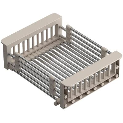 Quadron Egouttoir, égouttoir pour Evier Dimensions 30 x 22,5 x 10 cm Beige Egouttoir télescopique en acier inoxydable égouttoir pour fruits et légumes Séchoir à Vaisselle - Publicité Quadron Egouttoir, égouttoir pour Evier Dimensions 30 x 22,5 x 10 cm Beige Egouttoir télescopique en acier inoxydable égouttoir pour fruits et légumes Séchoir à Vaisselle - Publicité