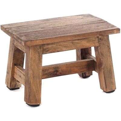 DESIGN DELIGHTS Tabouret en Bois Monte 30 x 20 x 21 cm (l x p x h) Bois Massif d'Acajou Rustique pour Fleurs et Plantes d'Appoint et Décoratif Couleur : 01 - Publicité DESIGN DELIGHTS Tabouret en Bois Monte 30 x 20 x 21 cm (l x p x h) Bois Massif d'Acajou Rustique pour Fleurs et Plantes d'Appoint et Décoratif Couleur : 01 - Publicité