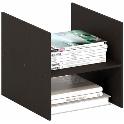 Furinno Cubicle Insert pour Cube, Organiseur de Cubes à étagère en H, Accessoire d’étagère à 2 Niveaux, Compatible avec Triple Thick Cubes et IKEA Kallax, chêne foncé Noir - Publicité Furinno Cubicle Insert pour Cube, Organiseur de Cubes à étagère en H, Accessoire d’étagère à 2 Niveaux, Compatible avec Triple Thick Cubes et IKEA Kallax, chêne foncé Noir - Publicité