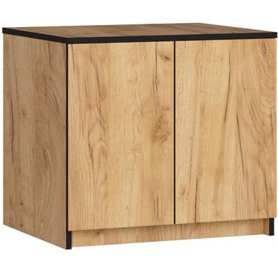AKORD Armoire de Rangement Extension Augmente la Capacité de la Penderie L60 x H55 P51 cm 2 étagères Facile à Monter Petite Augmentation de Armoir a Vetement Chêne Artisanal - Publicité AKORD Armoire de Rangement Extension Augmente la Capacité de la Penderie L60 x H55 P51 cm 2 étagères Facile à Monter Petite Augmentation de Armoir a Vetement Chêne Artisanal - Publicité