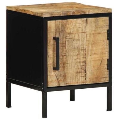 vidaXL Cabinet de Chevet Marron et Noir 30 x 30 x 40 cm, Table de Nuit compacte, Rangement Rustique, en Bois de Mangue, organise avec Style Votre Chambre - Publicité vidaXL Cabinet de Chevet Marron et Noir 30 x 30 x 40 cm, Table de Nuit compacte, Rangement Rustique, en Bois de Mangue, organise avec Style Votre Chambre - Publicité