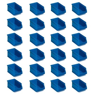 Tayg Lot de 24 tiroirs en plastique empilables nº51 Organiseur de vis, tiroirs, boîte de rangement, bacs en plastique rectangulaires (17 x 10 x 8 cm, bleu) - Publicité Tayg Lot de 24 tiroirs en plastique empilables nº51 Organiseur de vis, tiroirs, boîte de rangement, bacs en plastique rectangulaires (17 x 10 x 8 cm, bleu) - Publicité