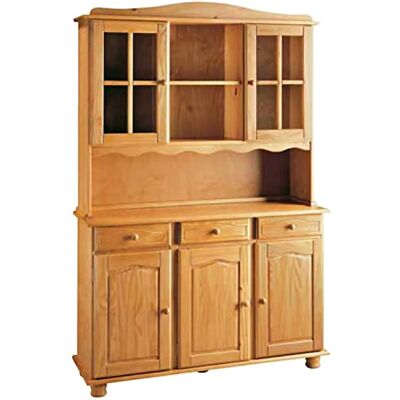 PEGANE Vitrine Meuble de Rangement en pin Massif Coloris Miel Longueur 130 x Profondeur 42 x Hauteur 197 cm - Publicité PEGANE Vitrine Meuble de Rangement en pin Massif Coloris Miel Longueur 130 x Profondeur 42 x Hauteur 197 cm - Publicité