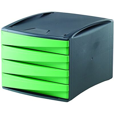 Fellowes 0019001 Green to Desk Module de Classement 4 Tiroirs Ecologique Vert - Publicité Fellowes 0019001 Green to Desk Module de Classement 4 Tiroirs Ecologique Vert - Publicité
