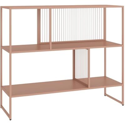 Happy Garden Étagère en métal Vieux Rose Emilia – Meuble de Rangement 3 Niveaux – Structure en Acier – Style Industriel - Publicité Happy Garden Étagère en métal Vieux Rose Emilia – Meuble de Rangement 3 Niveaux – Structure en Acier – Style Industriel - Publicité