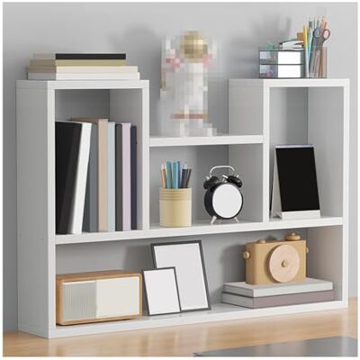 JIANGZAI Bibliothèque Simple,Stockage Multicouche, Bureau Extensible, adapté à Une variété de scénarios(White,90 * 20 * 70cm/35.4 * 7.9 * 27.6in) - Publicité JIANGZAI Bibliothèque Simple,Stockage Multicouche, Bureau Extensible, adapté à Une variété de scénarios(White,90 * 20 * 70cm/35.4 * 7.9 * 27.6in) - Publicité