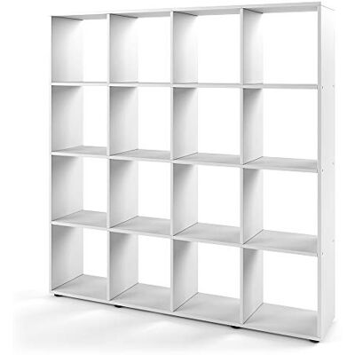 Vicco Meuble de Rangement Cube Karree, Blanc, 138.5x142.5cm, pour Une répartition Flexible de l’Espace et Un Rangement ordonné - Publicité Vicco Meuble de Rangement Cube Karree, Blanc, 138.5x142.5cm, pour Une répartition Flexible de l’Espace et Un Rangement ordonné - Publicité