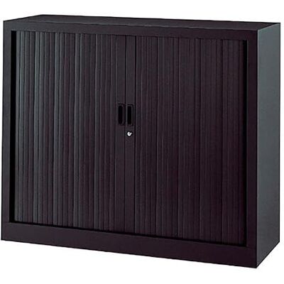 VINCO Armoire Basse à Rideaux monoblocs Généric 100 x 120 cm Anthracite - Publicité VINCO Armoire Basse à Rideaux monoblocs Généric 100 x 120 cm Anthracite - Publicité