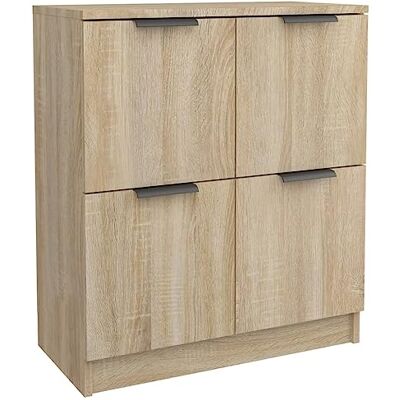 vidaXL Buffet Armoire de Salon Armoire de Rangement Organisateur de Maison Meuble de Rangement Intérieur Chêne Sonoma 60x30x70 cm Bois d'Ingénierie - Publicité vidaXL Buffet Armoire de Salon Armoire de Rangement Organisateur de Maison Meuble de Rangement Intérieur Chêne Sonoma 60x30x70 cm Bois d'Ingénierie - Publicité