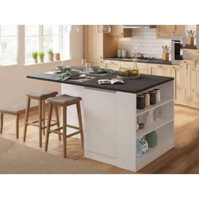 DMORA - Isla de cocina osvaldo - 160x90 cm - Île de cuisine - Publicité DMORA - Isla de cocina osvaldo - 160x90 cm - Île de cuisine - Publicité