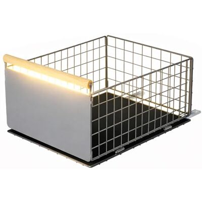 My Cozy Home Tiroir Coulissant Cuisine LED avec Détecteur de Mouvement – Organisateur Placard et Sous Évier sans perçage – Installation Rapide sans outil – Acier Résistant 34 kg – Silencieux – 40×24×19.5 cm - Publicité My Cozy Home Tiroir Coulissant Cuisine LED avec Détecteur de Mouvement – Organisateur Placard et Sous Évier sans perçage – Installation Rapide sans outil – Acier Résistant 34 kg – Silencieux – 40×24×19.5 cm - Publicité