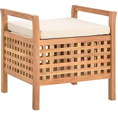 vidaXL Banc de Rangement Banc d'Entrée Banquette de Rangement Couloir Chambre à Coucher Salle de Bain 49x48x49 cm Bois de Noyer Massif - Publicité vidaXL Banc de Rangement Banc d'Entrée Banquette de Rangement Couloir Chambre à Coucher Salle de Bain 49x48x49 cm Bois de Noyer Massif - Publicité