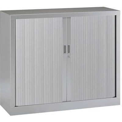 VINCO Armoire Basse à Rideaux monoblocs Generic 100 x 120 cm alu-alu - Publicité VINCO Armoire Basse à Rideaux monoblocs Generic 100 x 120 cm alu-alu - Publicité