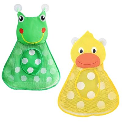 OVDGWC 2 Jouets Sac De Réseau De Rangement, Mémoire De Jouets Pour Bébé, Sacs De Rangement Avec Sous-Tas - Publicité OVDGWC 2 Jouets Sac De Réseau De Rangement, Mémoire De Jouets Pour Bébé, Sacs De Rangement Avec Sous-Tas - Publicité