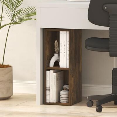 Furinno Fulda Étagère à Livres, Bibliothèque étroite à 2 Niveaux avec étagère de Stockage de 8 Pouces de Large pour Salon, Chambre, Bureau à Domicile, Pin Ambre - Publicité Furinno Fulda Étagère à Livres, Bibliothèque étroite à 2 Niveaux avec étagère de Stockage de 8 Pouces de Large pour Salon, Chambre, Bureau à Domicile, Pin Ambre - Publicité