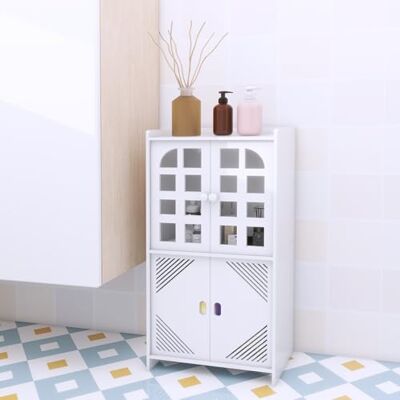 LANTUS Meuble de Salle de Bain, Meuble de Rangement, Armoire sur Pied, pour Salle de Bain, Salon, Salle à Manger, Cuisine, Style Moderne,30 x 22 x 75 cm (B) Blanc - Publicité LANTUS Meuble de Salle de Bain, Meuble de Rangement, Armoire sur Pied, pour Salle de Bain, Salon, Salle à Manger, Cuisine, Style Moderne,30 x 22 x 75 cm (B) Blanc - Publicité