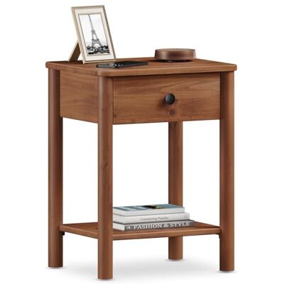 IDIMEX Table de Chevet APOANA avec 1 tiroir et 1 Tablette, Dimensions montées 45 x 55 x 35 cm, pin Massif Brun foncé, idéal pour Chambre ou Salon, Style Naturel - Publicité IDIMEX Table de Chevet APOANA avec 1 tiroir et 1 Tablette, Dimensions montées 45 x 55 x 35 cm, pin Massif Brun foncé, idéal pour Chambre ou Salon, Style Naturel - Publicité