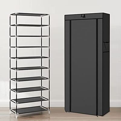 LANTUS Rangement Armoire étagères à Chaussures 10 Couches Meubles à Chaussures avec Housse Rangement Armoire étagères à Chaussures 10 Couches Meubles à Chaussures avec Housse-60 * 30 * 160cm - Publicité LANTUS Rangement Armoire étagères à Chaussures 10 Couches Meubles à Chaussures avec Housse Rangement Armoire étagères à Chaussures 10 Couches Meubles à Chaussures avec Housse-60 * 30 * 160cm - Publicité