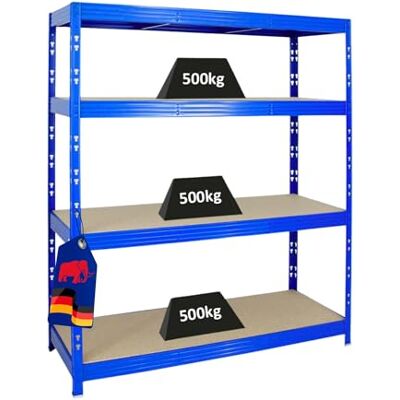 PROREGAL - RHINO - 180x160x60 cm - Bleu - Rayonnage de garage - Publicité PROREGAL - RHINO - 180x160x60 cm - Bleu - Rayonnage de garage - Publicité
