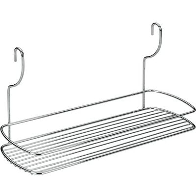 Metaltex Étagère Suspendue Panier de Rangement à Accrocher Métal 35 x 13 x 19 cm LONARDO, Argent - Publicité Metaltex Étagère Suspendue Panier de Rangement à Accrocher Métal 35 x 13 x 19 cm LONARDO, Argent - Publicité